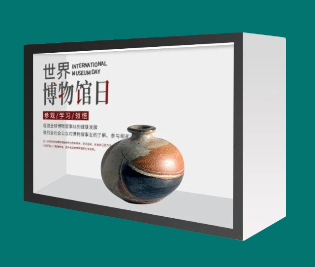 透明展示柜摆放文物陈列解决方案